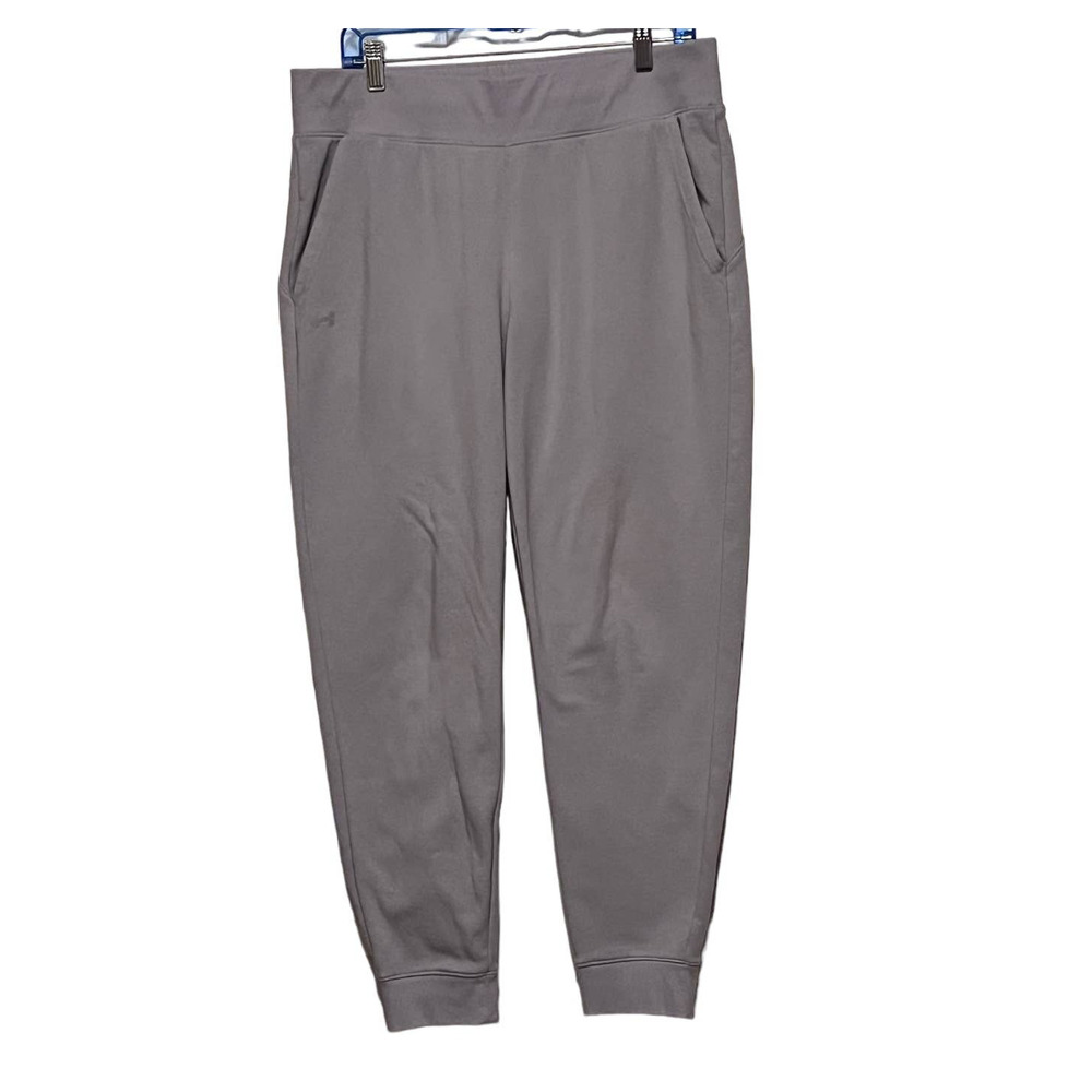 Under Armour Women's Gray Jogger Pants Size L 27" Inseam x 17" Waist x 12" Rise